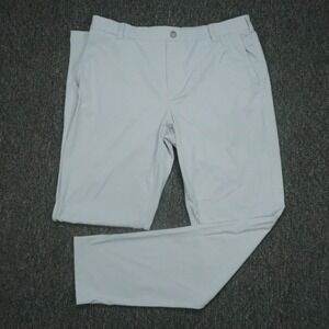 Redvanly Pants Men Large Gray Bradley Trouser Chino Golf Tennis Pickleball